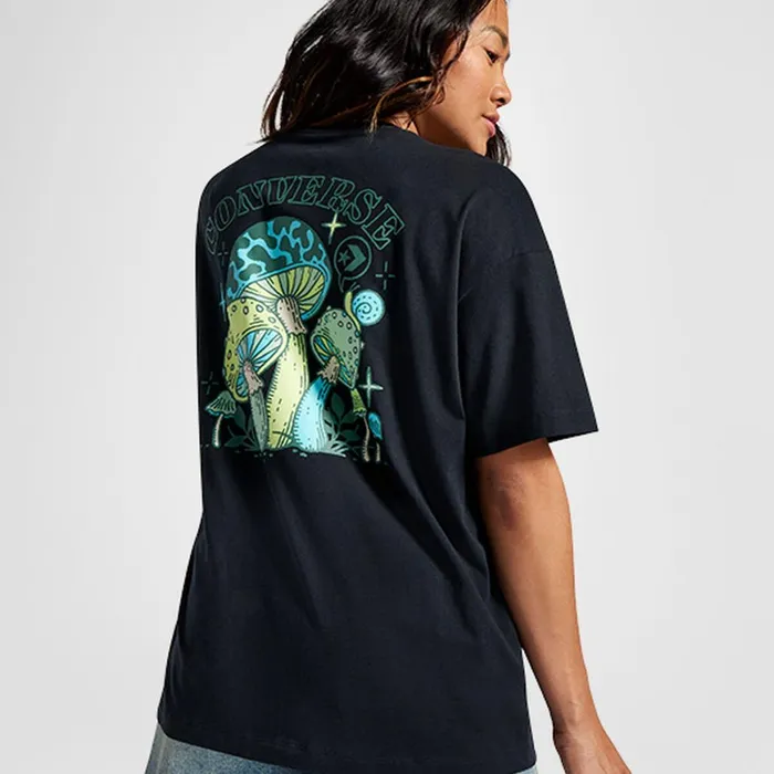 Converse Tops and Shirts Mushroom Graphic TShirt Converse Black 8211 Women