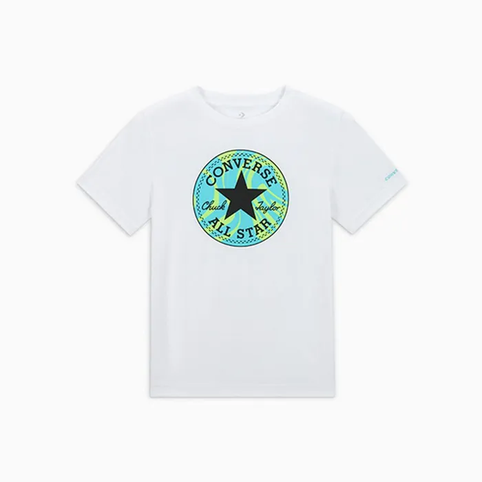 Converse Tops and TShirts Chuck Taylor Swirl TShirt Grass Stainwhite 8211 Kids Converse Tops and TShirts Chuck Taylor Swirl TShirt Grass Stainwhite 8211 Kids