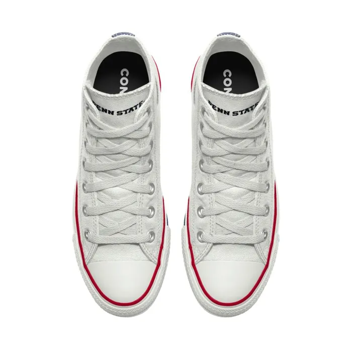 Converse Wide Width Chuck Taylor All Star Penn State Nittany High Top Selected Color White 8211 WomenMen