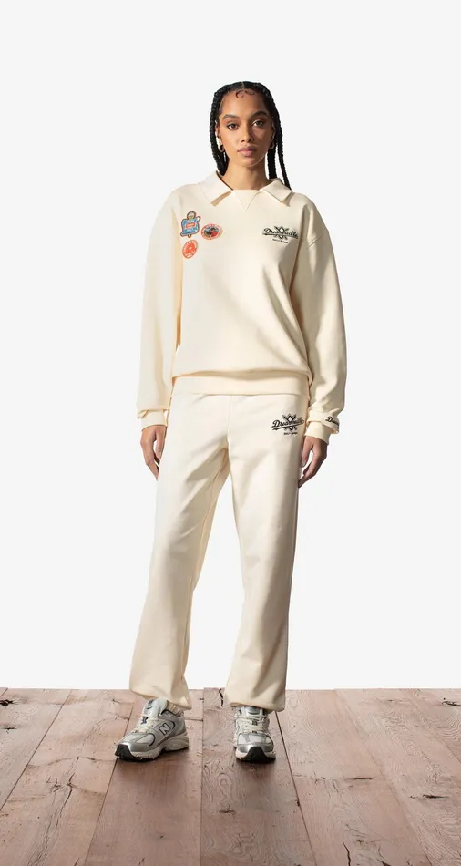 Daily Paper X Dreamville Cream Sweatpants Women Daily Paper Trousers