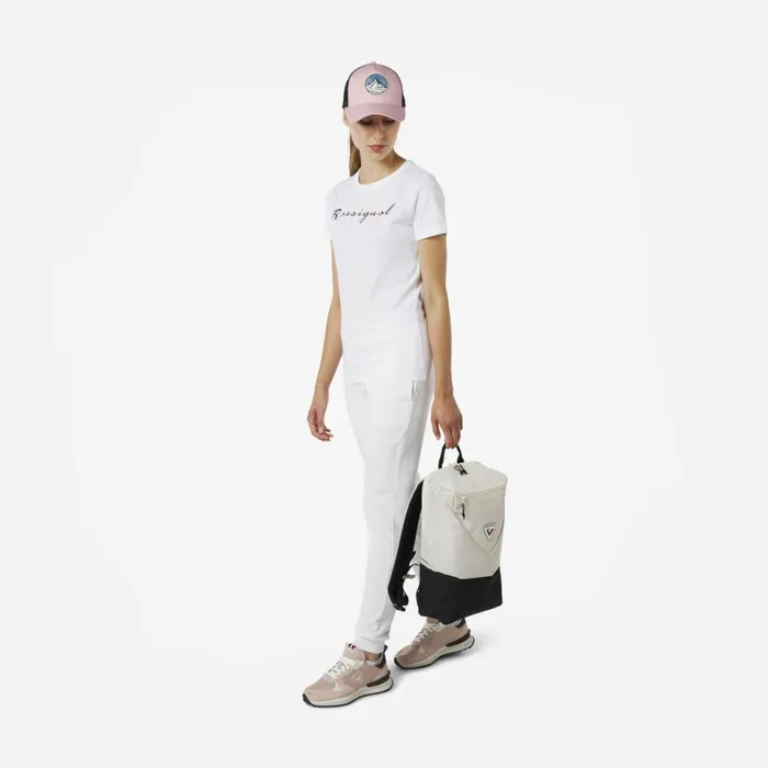 Damen Polos Und TShirts Rossignol Logo DamenTShirt White100