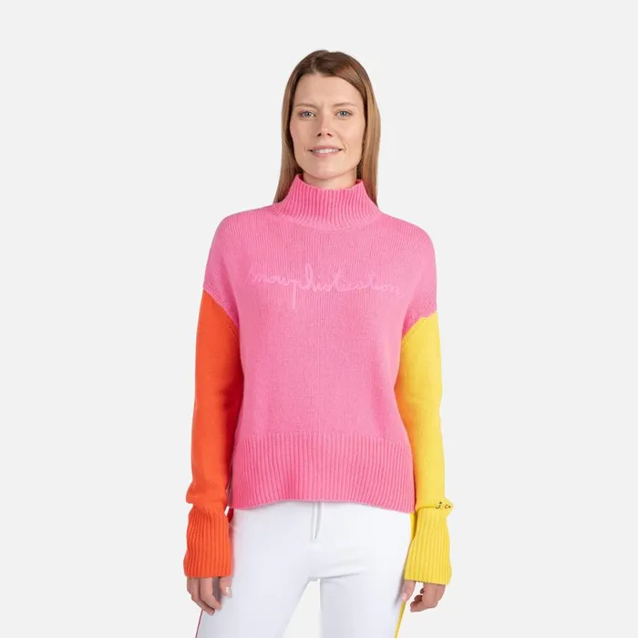 Damen Sweatshirts Und Pullover Rossignol Damenpullover JCC Lounge Newpink