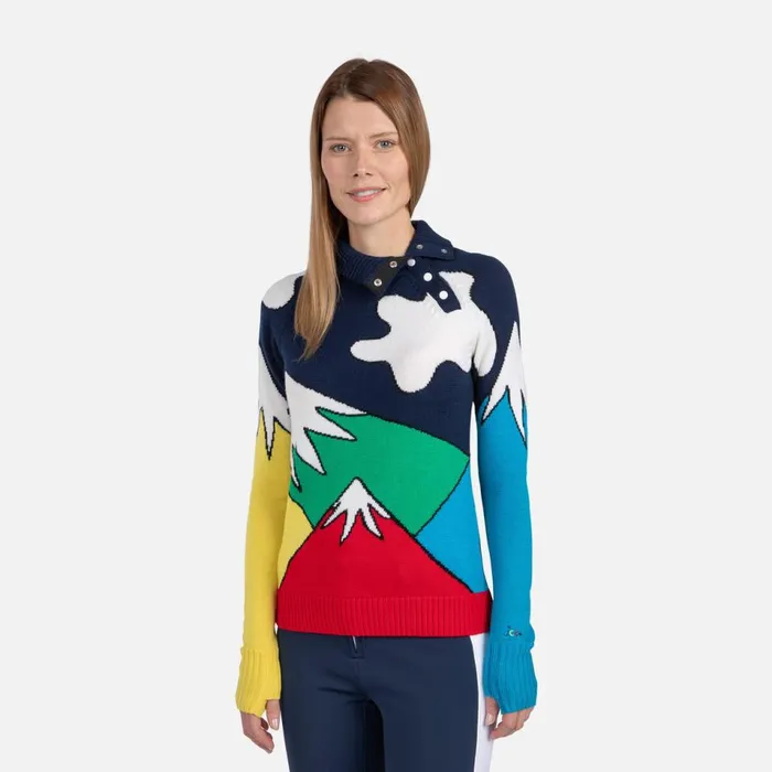 Damen Sweatshirts Und Pullover Rossignol Damenpullover JCC Mountain Cosmicblue Damen Sweatshirts Und Pullover Rossignol Damenpullover JCC Mountain Cosmicblue