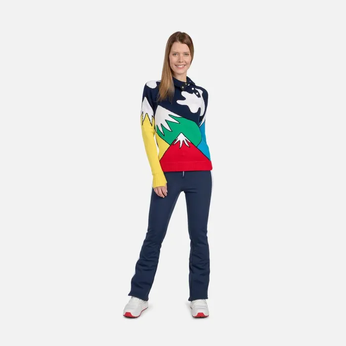 Damen Sweatshirts Und Pullover Rossignol Damenpullover JCC Mountain Cosmicblue