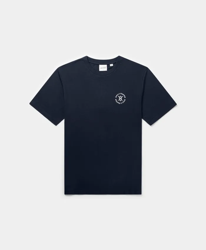 Deep Navy Circle TShirt Navy Men Daily Paper TShirts