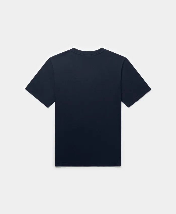 Deep Navy Circle TShirt Navy Men Daily Paper TShirts