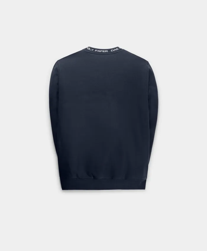 Deep Navy Erib Sweater Navy Men Daily Paper Hoodies and Sweaters