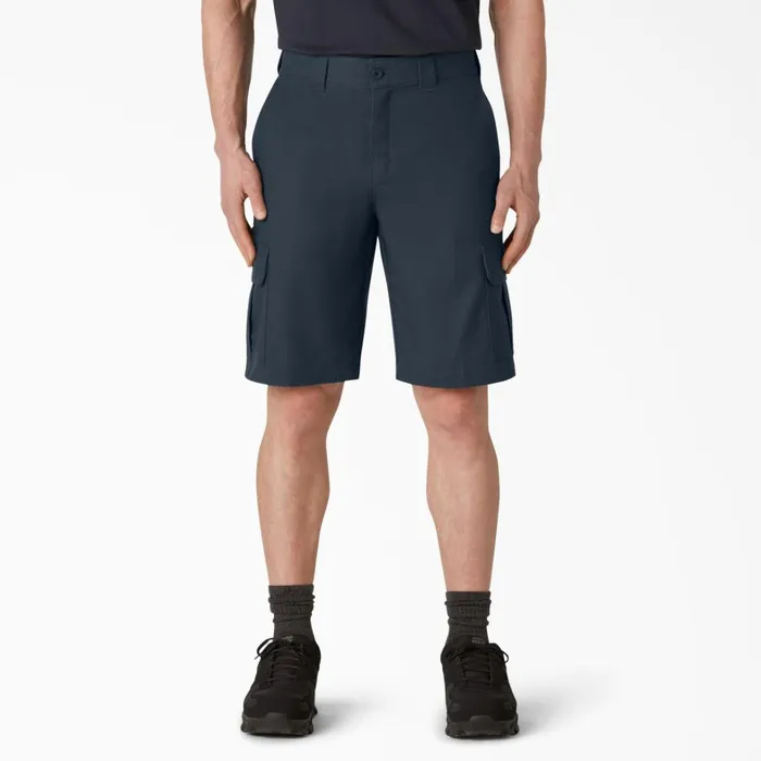 Dickies Cargo FLEX Cooling Active Waist Regular Fit Cargo Shorts 11034 Dark Navy Dark Navy dn 8211 Men Dickies Cargo FLEX Cooling Active Waist Regular Fit Cargo Shorts 11034 Dark Navy Dark Navy dn 8211 Men