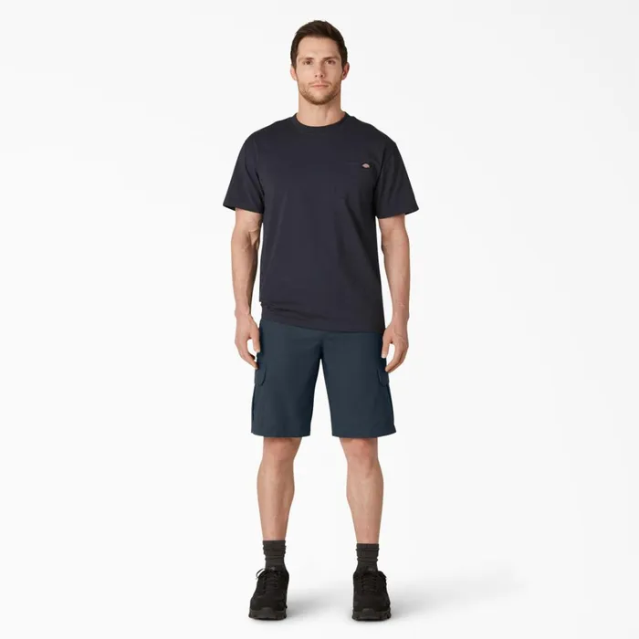 Dickies Cargo FLEX Cooling Active Waist Regular Fit Cargo Shorts 11034 Dark Navy Dark Navy dn 8211 Men Dickies Cargo FLEX Cooling Active Waist Regular Fit Cargo Shorts 11034 Dark Navy Dark Navy dn 8211 Men
