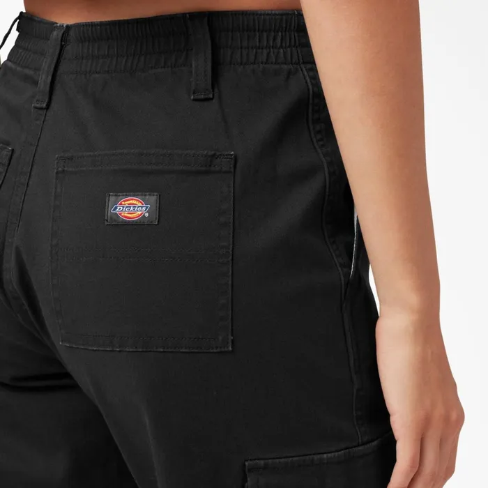 Dickies Cargo Women039s High Rise Fit Cargo Jogger Pants Black Black bkx 8211 Women Dickies Cargo Women039s High Rise Fit Cargo Jogger Pants Black Black bkx 8211 Women
