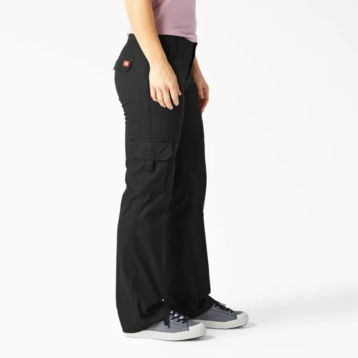 Dickies Cargo Women039s Relaxed Fit Straight Leg Cargo Pants Rinsed Black Rinsed Black rbk 8211 Women Dickies Cargo Women039s Relaxed Fit Straight Leg Cargo Pants Rinsed Black Rinsed Black rbk 8211 Women