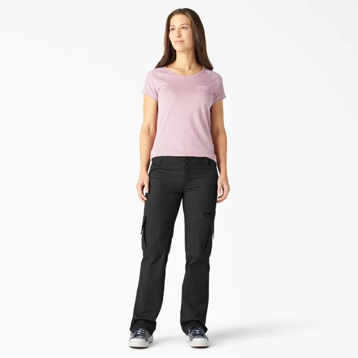 Dickies Cargo Women039s Relaxed Fit Straight Leg Cargo Pants Rinsed Black Rinsed Black rbk 8211 Women Dickies Cargo Women039s Relaxed Fit Straight Leg Cargo Pants Rinsed Black Rinsed Black rbk 8211 Women