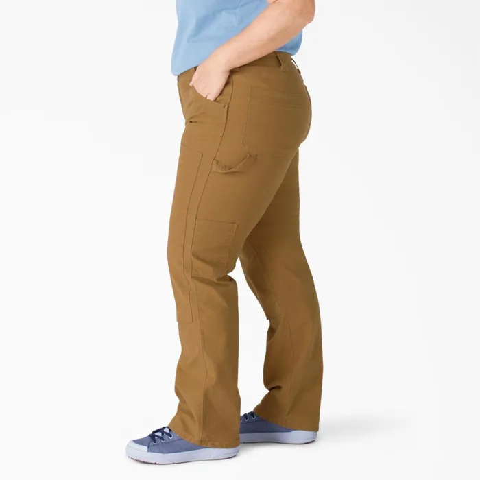 Dickies Carpenter Women039s Plus FLEX Relaxed Fit Duck Carpenter Pants Rinsed Brown Duck Rinsed Brown Duck rbd 8211 Women Dickies Carpenter Women039s Plus FLEX Relaxed Fit Duck Carpenter Pants Rinsed Brown Duck Rinsed Brown Duck rbd 8211 Women