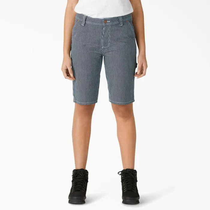 Dickies Carpenter Womens Relaxed Fit Hickory Stripe Carpenter Shorts 11034 Rinsed Hickory Stripe Rinsed Hickory Stripe rhs 8211 Women Dickies Carpenter Womens Relaxed Fit Hickory Stripe Carpenter Shorts 11034 Rinsed Hickory Stripe Rinsed Hickory Stripe rhs 8211 Women
