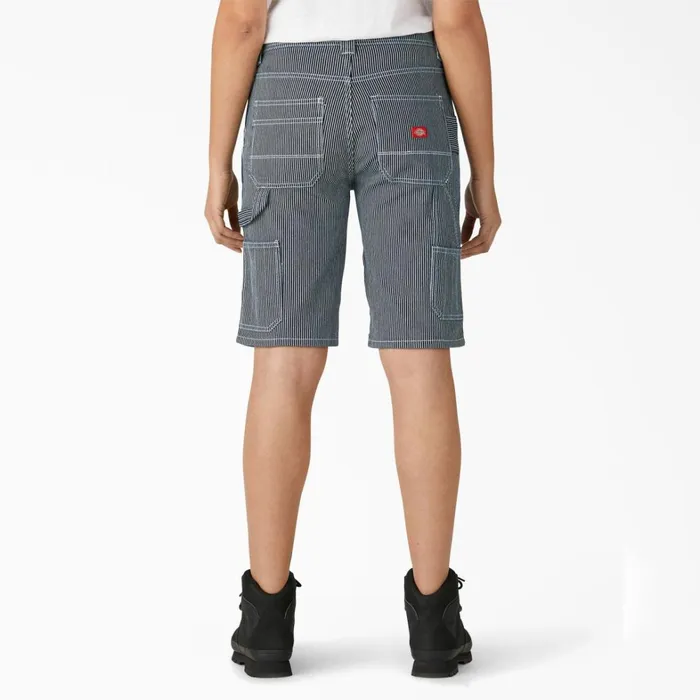 Dickies Carpenter Womens Relaxed Fit Hickory Stripe Carpenter Shorts 11034 Rinsed Hickory Stripe Rinsed Hickory Stripe rhs 8211 Women Dickies Carpenter Womens Relaxed Fit Hickory Stripe Carpenter Shorts 11034 Rinsed Hickory Stripe Rinsed Hickory Stripe rhs 8211 Women