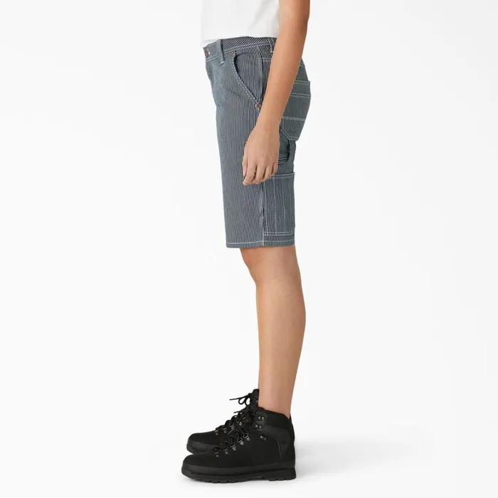 Dickies Carpenter Womens Relaxed Fit Hickory Stripe Carpenter Shorts 11034 Rinsed Hickory Stripe Rinsed Hickory Stripe rhs 8211 Women Dickies Carpenter Womens Relaxed Fit Hickory Stripe Carpenter Shorts 11034 Rinsed Hickory Stripe Rinsed Hickory Stripe rhs 8211 Women