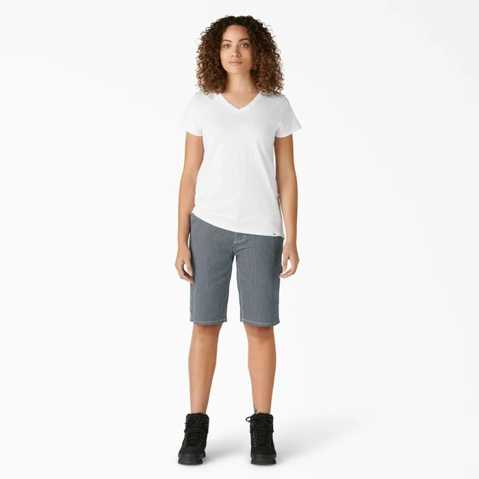 Dickies Carpenter Womens Relaxed Fit Hickory Stripe Carpenter Shorts 11034 Rinsed Hickory Stripe Rinsed Hickory Stripe rhs 8211 Women Dickies Carpenter Womens Relaxed Fit Hickory Stripe Carpenter Shorts 11034 Rinsed Hickory Stripe Rinsed Hickory Stripe rhs 8211 Women