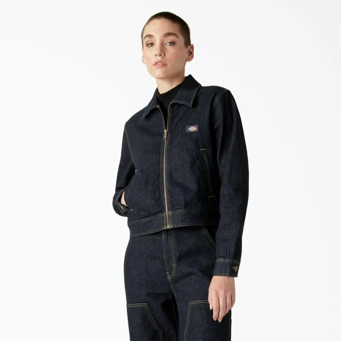 Dickies Coats and Jackets Women039s Madison Denim Jacket Rinsed Indigo Blue Rinsed Indigo Blue rnb 8211 Women Dickies Coats and Jackets Women039s Madison Denim Jacket Rinsed Indigo Blue Rinsed Indigo Blue rnb 8211 Women