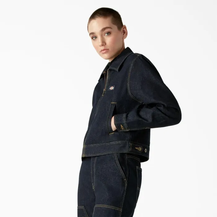 Dickies Coats and Jackets Women039s Madison Denim Jacket Rinsed Indigo Blue Rinsed Indigo Blue rnb 8211 Women Dickies Coats and Jackets Women039s Madison Denim Jacket Rinsed Indigo Blue Rinsed Indigo Blue rnb 8211 Women