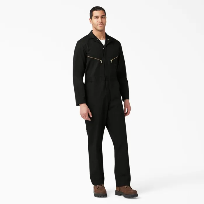 Dickies Coveralls Deluxe Blended Long Sleeve Coveralls Black Black bk 8211 Men Dickies Coveralls Deluxe Blended Long Sleeve Coveralls Black Black bk 8211 Men