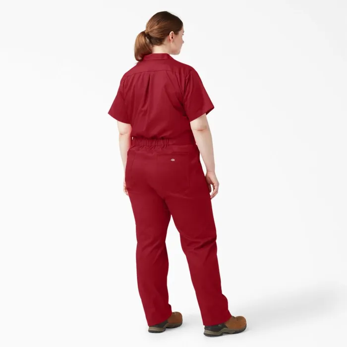 Dickies Coveralls Women039s Plus FLEX Cooling TempiQ Short Sleeve Coveralls English Red English Red er 8211 Women Dickies Coveralls Women039s Plus FLEX Cooling TempiQ Short Sleeve Coveralls English Red English Red er 8211 Women