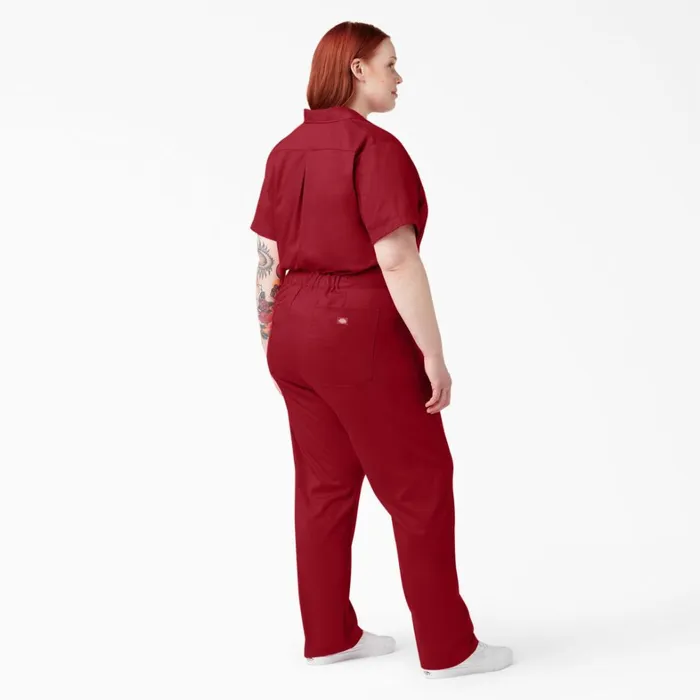Dickies Coveralls Women039s Plus FLEX Cooling TempiQ Short Sleeve Coveralls English Red English Red er 8211 Women Dickies Coveralls Women039s Plus FLEX Cooling TempiQ Short Sleeve Coveralls English Red English Red er 8211 Women