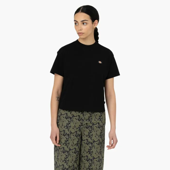Dickies Cropped Tops Women039s Oakport Cropped TShirt Black Black kbk 8211 Women Dickies Cropped Tops Women039s Oakport Cropped TShirt Black Black kbk 8211 Women
