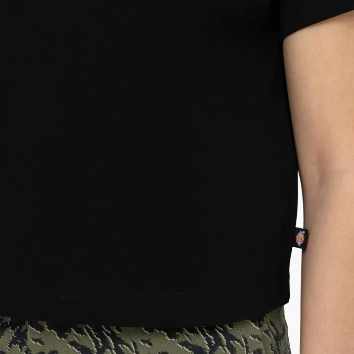 Dickies Cropped Tops Women039s Oakport Cropped TShirt Black Black kbk 8211 Women