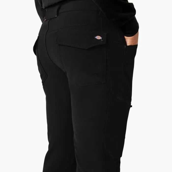 Dickies Double Knee FLEX Slim Fit Double Knee Tapered Pants Black Black bkx 8211 Men