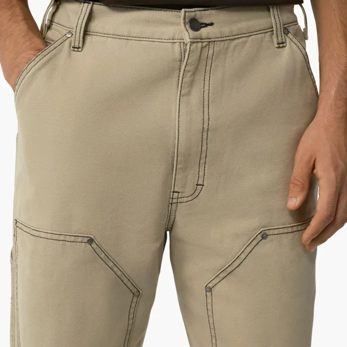 Dickies Double Knee Relaxed Fit Contrast Stitch Double Knee Duck Pants Stonewashed Desert SandBlack Stonewashed Desert Sandblack ssw 8211 Men Dickies Double Knee Relaxed Fit Contrast Stitch Double Knee Duck Pants Stonewashed Desert SandBlack Stonewashed Desert Sandblack ssw 8211 Men
