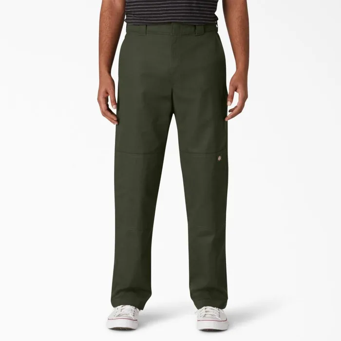Dickies Double Knee Slim Straight Fit Double Knee Pants Olive Green Olive Green og 8211 Men Dickies Double Knee Slim Straight Fit Double Knee Pants Olive Green Olive Green og 8211 Men