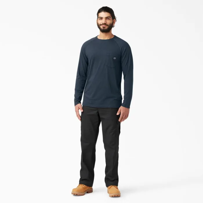 Dickies Hi Vis Cooling Long Sleeve Pocket TShirt Dark Navy Dark Navy dn 8211 Men Dickies Hi Vis Cooling Long Sleeve Pocket TShirt Dark Navy Dark Navy dn 8211 Men