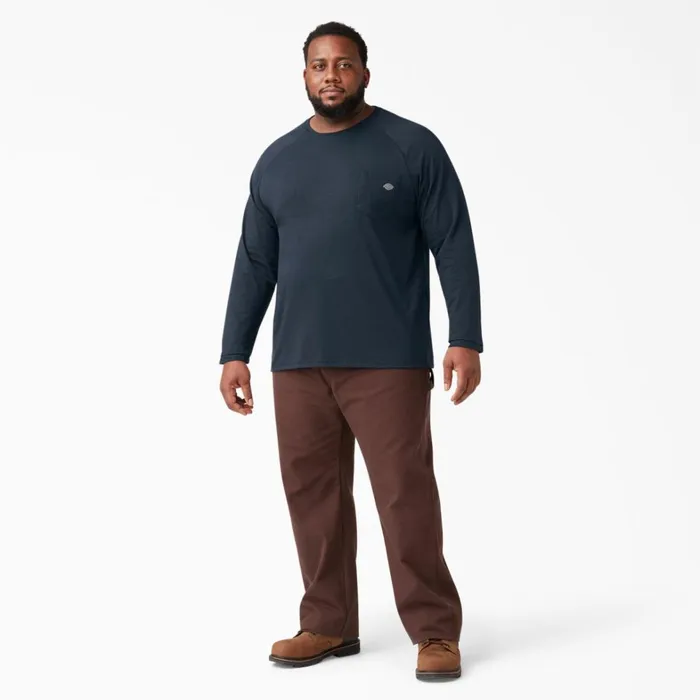 Dickies Hi Vis Cooling Long Sleeve Pocket TShirt Dark Navy Dark Navy dn 8211 Men Dickies Hi Vis Cooling Long Sleeve Pocket TShirt Dark Navy Dark Navy dn 8211 Men