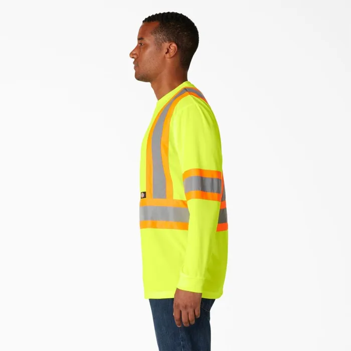 Dickies Hi Vis Hi Vis Safety Long Sleeve TShirt ANSI Yellow Ansi Yellow ay 8211 Men Dickies Hi Vis Hi Vis Safety Long Sleeve TShirt ANSI Yellow Ansi Yellow ay 8211 Men