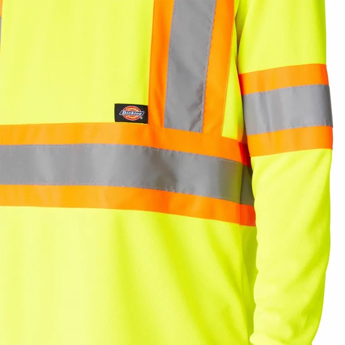 Dickies Hi Vis Hi Vis Safety Long Sleeve TShirt ANSI Yellow Ansi Yellow ay 8211 Men Dickies Hi Vis Hi Vis Safety Long Sleeve TShirt ANSI Yellow Ansi Yellow ay 8211 Men