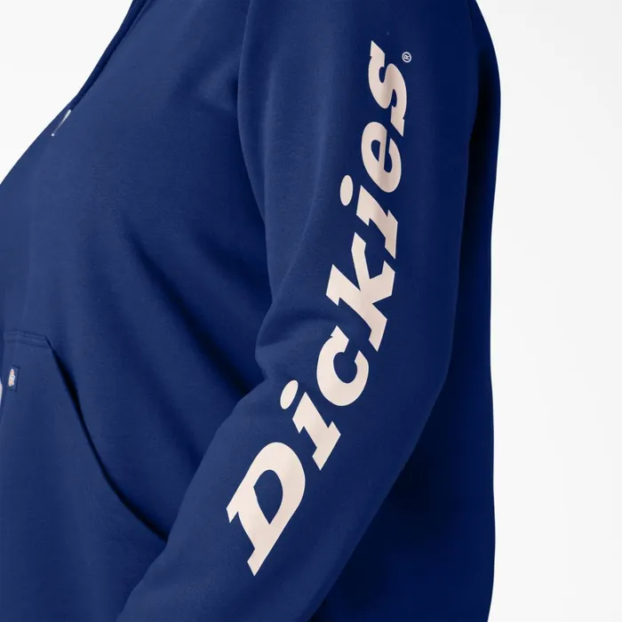 Dickies Hoodies and Sweatshirts Women039s Plus Water Repellent Sleeve Logo Hoodie Surf Blue Surf Blue fl 8211 Women Dickies Hoodies and Sweatshirts Women039s Plus Water Repellent Sleeve Logo Hoodie Surf Blue Surf Blue fl 8211 Women
