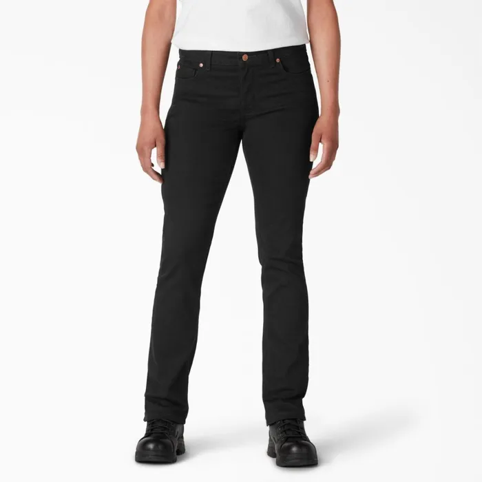 Dickies Jeans Women039s Perfect Shape Straight Fit Jeans Rinsed Black Rinsed Black rbk 8211 Women Dickies Jeans Women039s Perfect Shape Straight Fit Jeans Rinsed Black Rinsed Black rbk 8211 Women