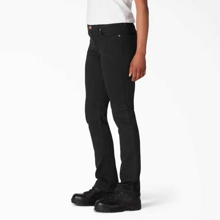 Dickies Jeans Women039s Perfect Shape Straight Fit Jeans Rinsed Black Rinsed Black rbk 8211 Women Dickies Jeans Women039s Perfect Shape Straight Fit Jeans Rinsed Black Rinsed Black rbk 8211 Women