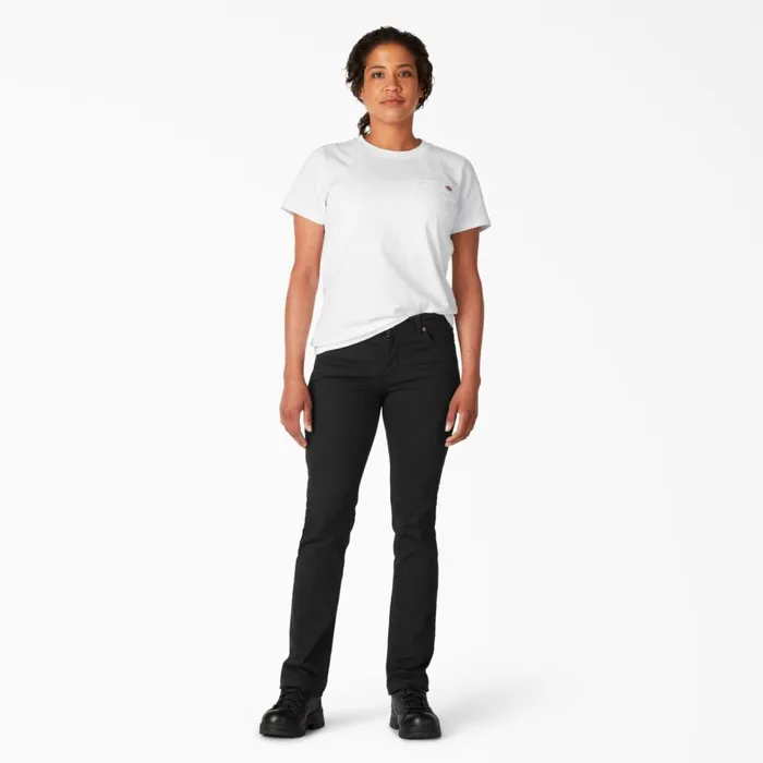 Dickies Jeans Women039s Perfect Shape Straight Fit Jeans Rinsed Black Rinsed Black rbk 8211 Women Dickies Jeans Women039s Perfect Shape Straight Fit Jeans Rinsed Black Rinsed Black rbk 8211 Women