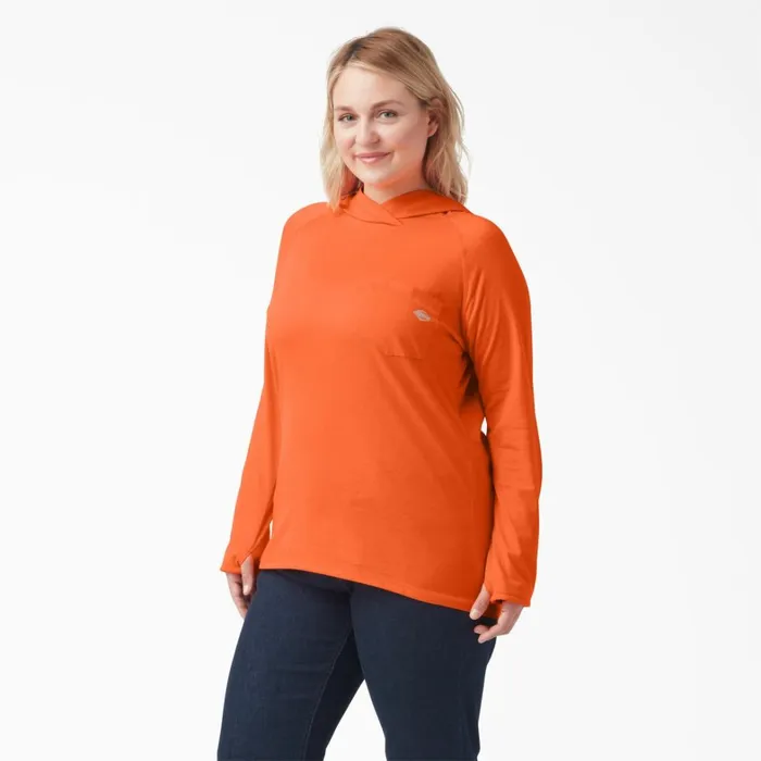 Dickies Long Sleeve TShirts Women039s Plus Cooling Performance Sun Shirt Bright Orange Bright Orange bod 8211 Women Dickies Long Sleeve TShirts Women039s Plus Cooling Performance Sun Shirt Bright Orange Bright Orange bod 8211 Women