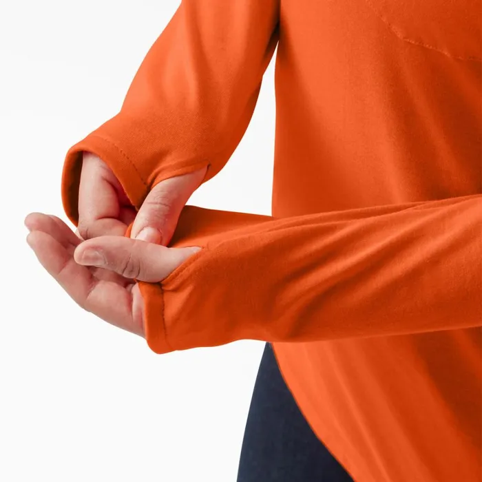 Dickies Long Sleeve TShirts Women039s Plus Cooling Performance Sun Shirt Bright Orange Bright Orange bod 8211 Women Dickies Long Sleeve TShirts Women039s Plus Cooling Performance Sun Shirt Bright Orange Bright Orange bod 8211 Women