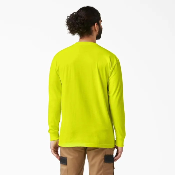 Dickies Long Sleeve Work Shirts Heavyweight Neon Long Sleeve Pocket TShirt Bright Yellow Bright Yellow bwd 8211 Men Dickies Long Sleeve Work Shirts Heavyweight Neon Long Sleeve Pocket TShirt Bright Yellow Bright Yellow bwd 8211 Men