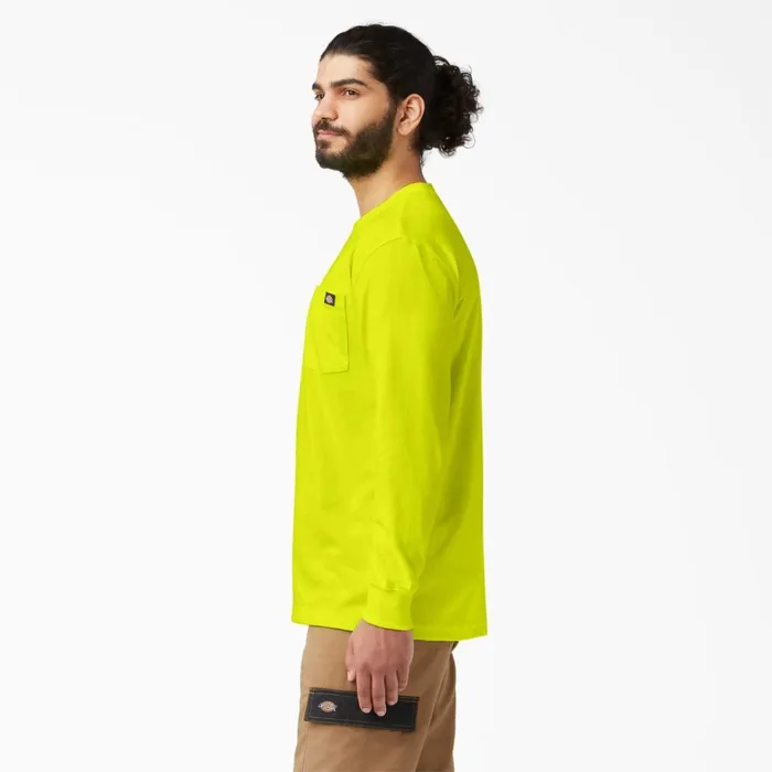 Dickies Long Sleeve Work Shirts Heavyweight Neon Long Sleeve Pocket TShirt Bright Yellow Bright Yellow bwd 8211 Men Dickies Long Sleeve Work Shirts Heavyweight Neon Long Sleeve Pocket TShirt Bright Yellow Bright Yellow bwd 8211 Men
