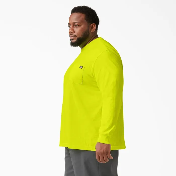Dickies Long Sleeve Work Shirts Heavyweight Neon Long Sleeve Pocket TShirt Bright Yellow Bright Yellow bwd 8211 Men Dickies Long Sleeve Work Shirts Heavyweight Neon Long Sleeve Pocket TShirt Bright Yellow Bright Yellow bwd 8211 Men