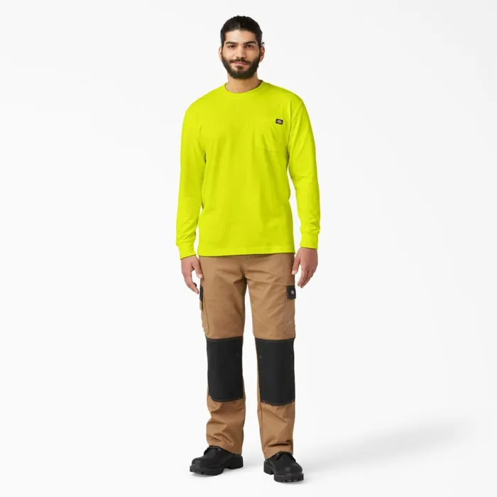 Dickies Long Sleeve Work Shirts Heavyweight Neon Long Sleeve Pocket TShirt Bright Yellow Bright Yellow bwd 8211 Men Dickies Long Sleeve Work Shirts Heavyweight Neon Long Sleeve Pocket TShirt Bright Yellow Bright Yellow bwd 8211 Men