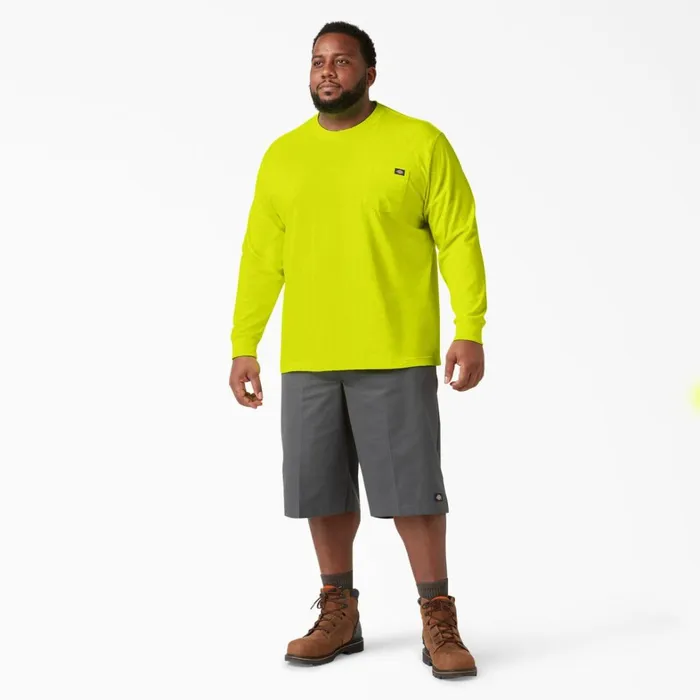 Dickies Long Sleeve Work Shirts Heavyweight Neon Long Sleeve Pocket TShirt Bright Yellow Bright Yellow bwd 8211 Men Dickies Long Sleeve Work Shirts Heavyweight Neon Long Sleeve Pocket TShirt Bright Yellow Bright Yellow bwd 8211 Men