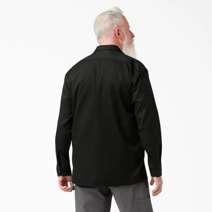 Dickies Long Sleeve Work Shirts Relaxed Fit Long Sleeve Work Shirt Black Black bk 8211 Men Dickies Long Sleeve Work Shirts Relaxed Fit Long Sleeve Work Shirt Black Black bk 8211 Men