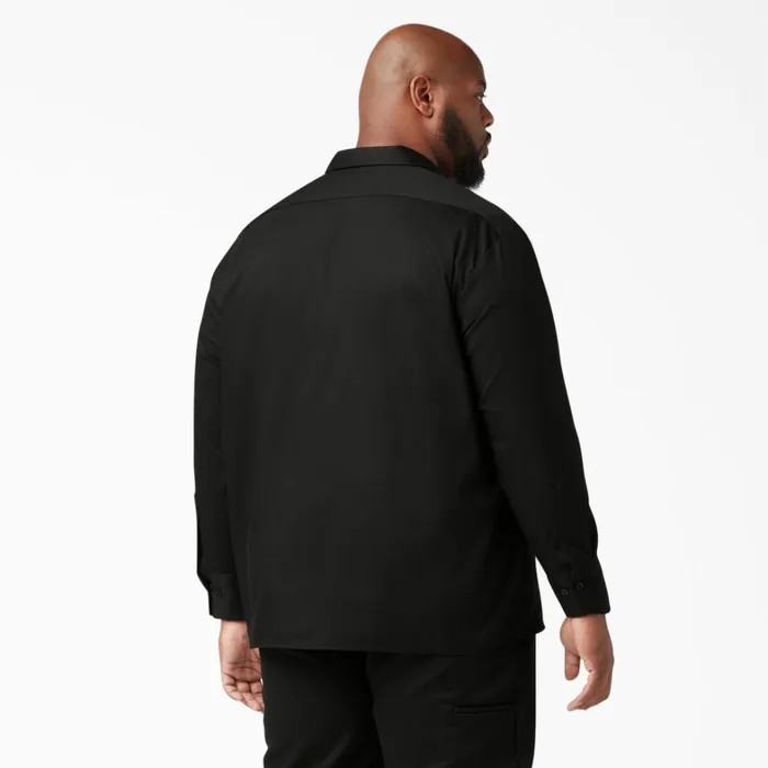 Dickies Long Sleeve Work Shirts Relaxed Fit Long Sleeve Work Shirt Black Black bk 8211 Men Dickies Long Sleeve Work Shirts Relaxed Fit Long Sleeve Work Shirt Black Black bk 8211 Men
