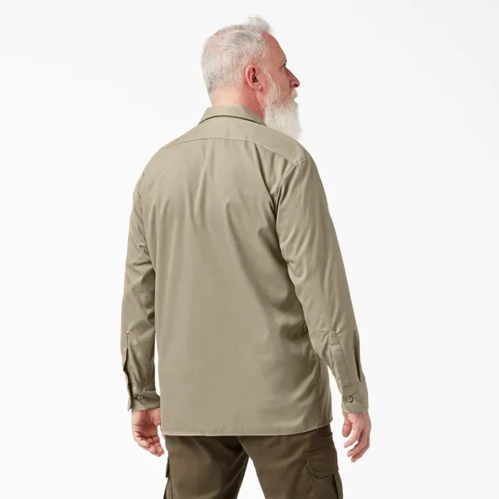 Dickies Long Sleeve Work Shirts Relaxed Fit Long Sleeve Work Shirt Desert Sand Desert Sand ds 8211 Men Dickies Long Sleeve Work Shirts Relaxed Fit Long Sleeve Work Shirt Desert Sand Desert Sand ds 8211 Men