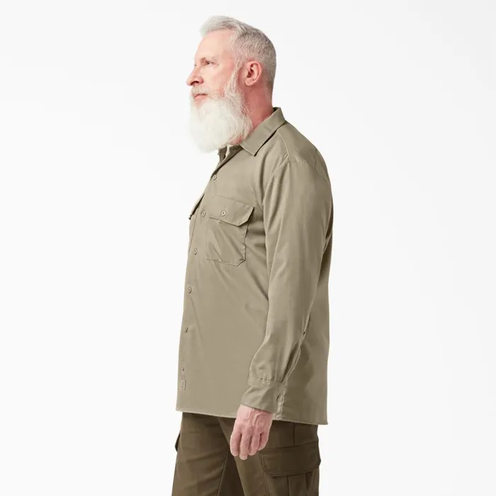 Dickies Long Sleeve Work Shirts Relaxed Fit Long Sleeve Work Shirt Desert Sand Desert Sand ds 8211 Men Dickies Long Sleeve Work Shirts Relaxed Fit Long Sleeve Work Shirt Desert Sand Desert Sand ds 8211 Men